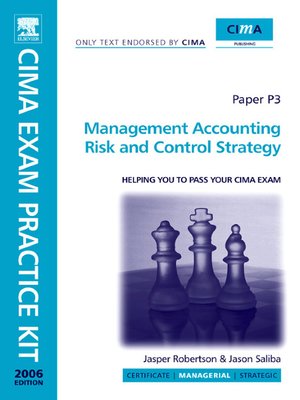 cover image of CIMA Exam Practice Kit Management Accounting Risk and Control Strategy